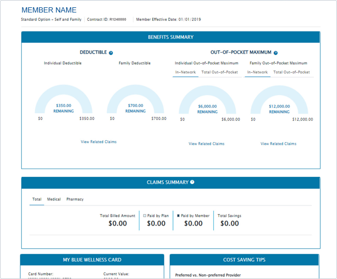 View Claims Blue Cross and Blue Shield s Federal Employee Program